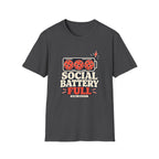 Social Battery Full T-Shirt