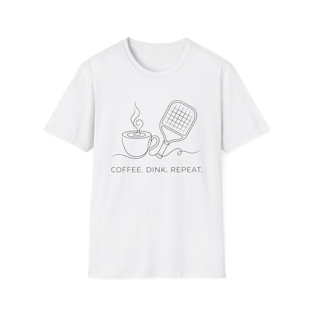 Coffee Dink & Smash - Funny Morning Pickleball Shirt