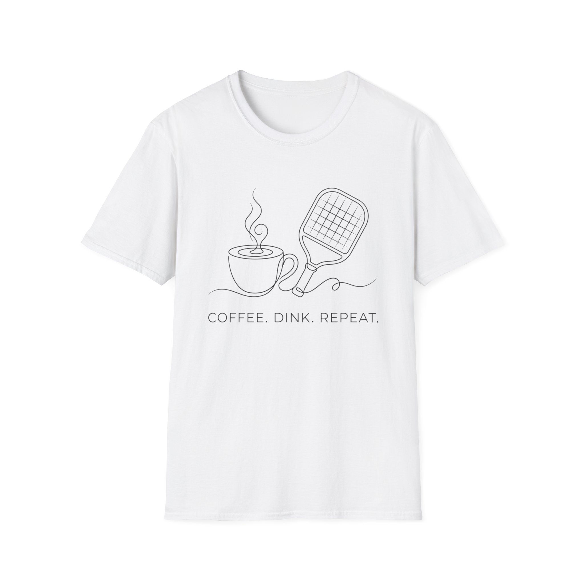 Coffee Dink & Smash - Funny Morning Pickleball Shirt