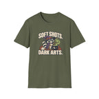 Soft Shots Dark Arts Halloween Pickleball T-Shirt