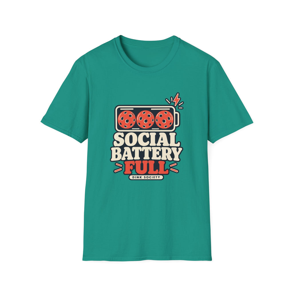 Social Battery Full T-Shirt
