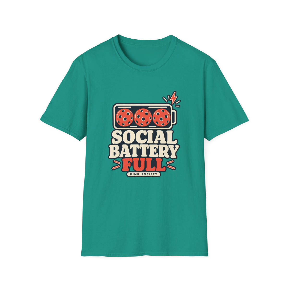 Social Battery Full T-Shirt