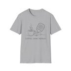 Coffee Dink & Smash - Funny Morning Pickleball Shirt