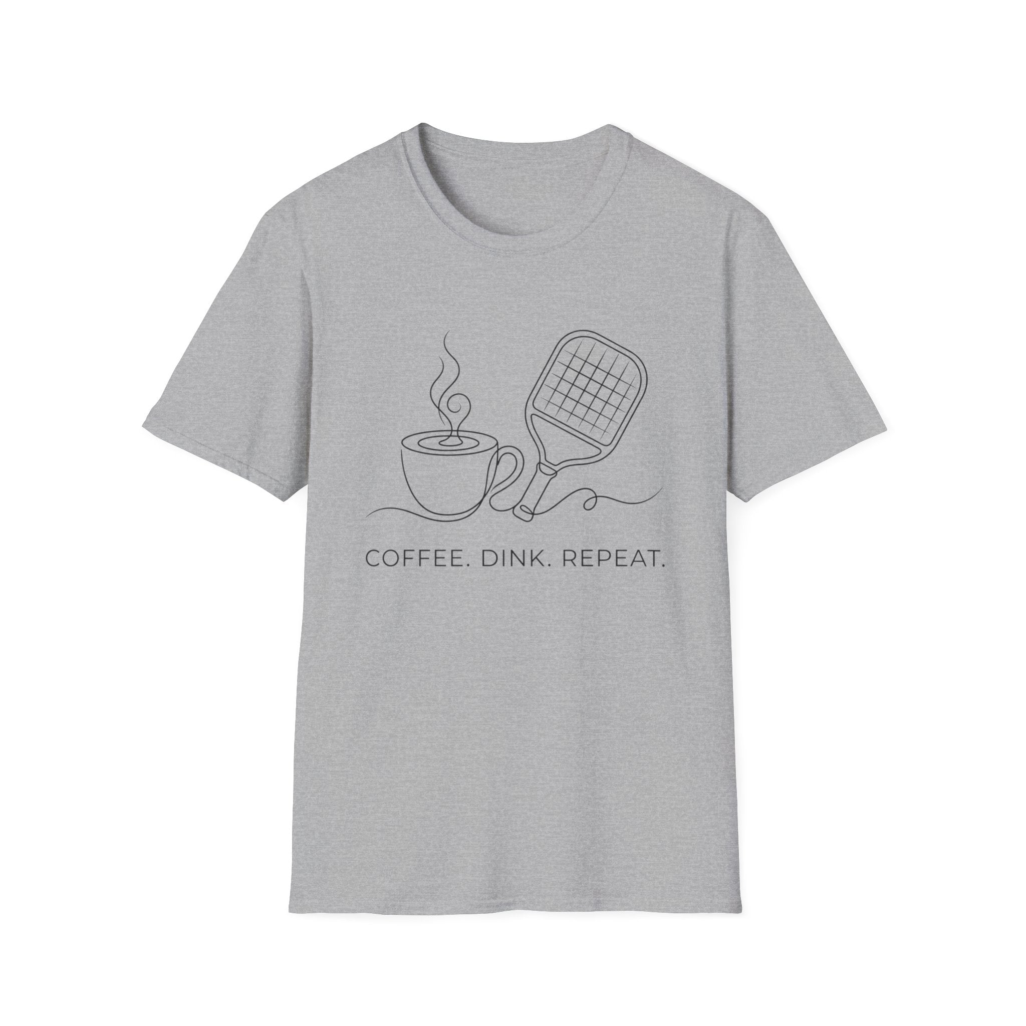 Coffee Dink & Smash - Funny Morning Pickleball Shirt