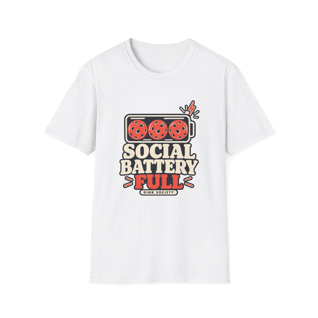 Social Battery Full T-Shirt