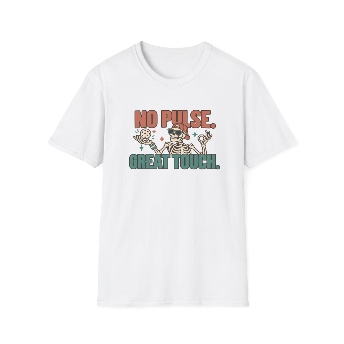 No Pulse Great Touch Halloween Pickleball T-Shirt