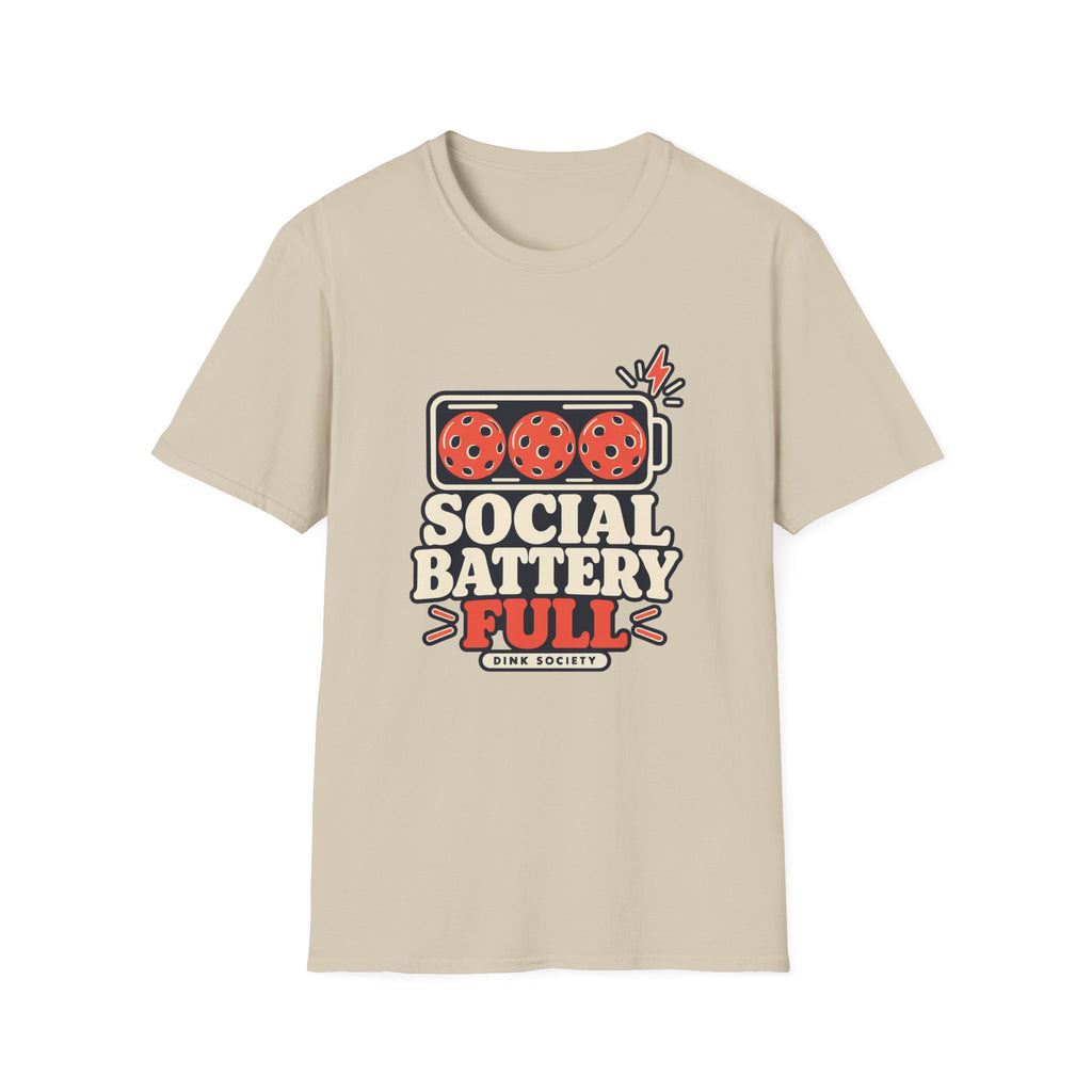 Social Battery Full T-Shirt