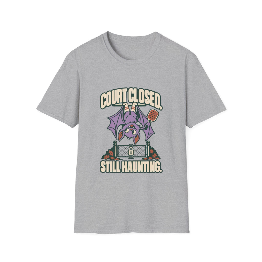 Court Closed Still Haunting Halloween Pickleball T-Shirt
