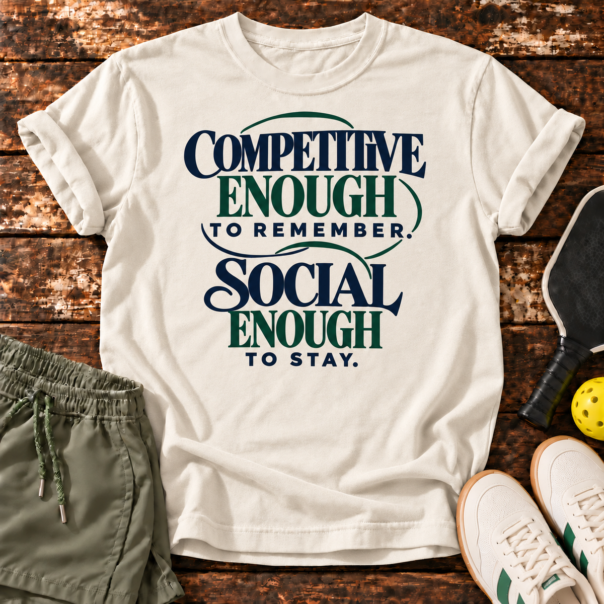 Split Decision T-Shirt — approved fresh sneakers mockup