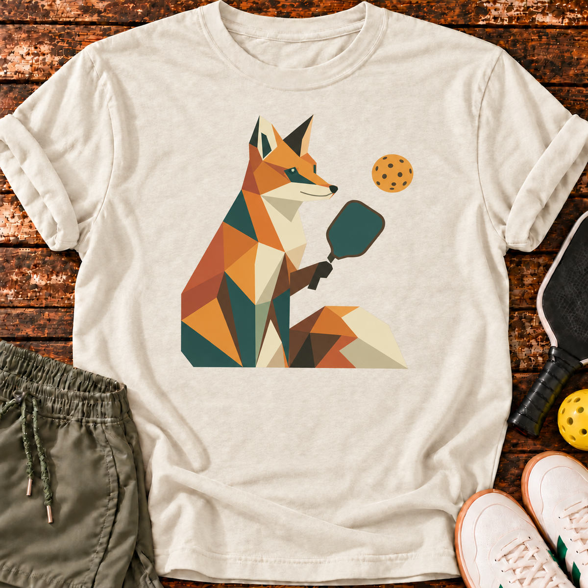 Geometric Fox T-Shirt