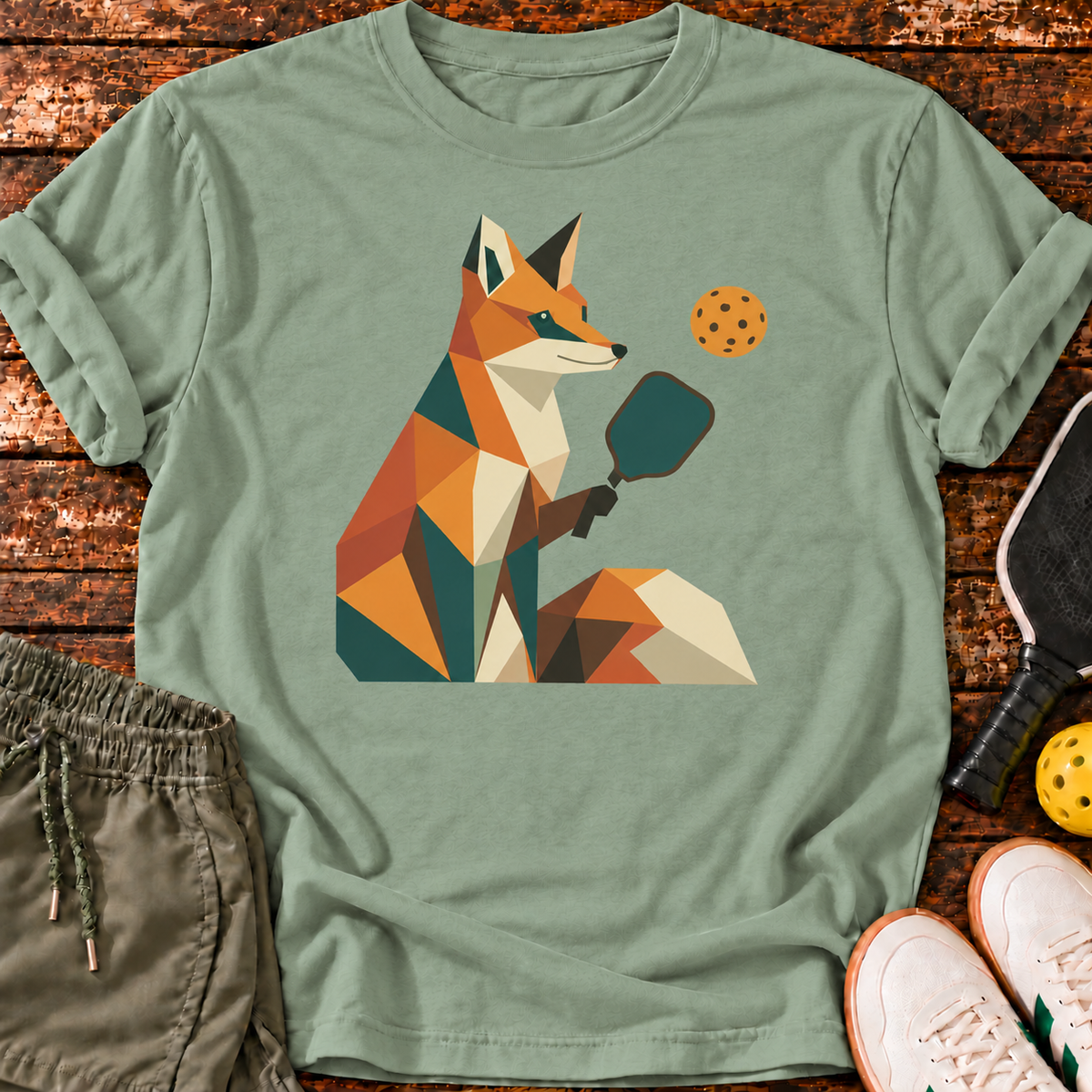 Geometric Fox T-Shirt