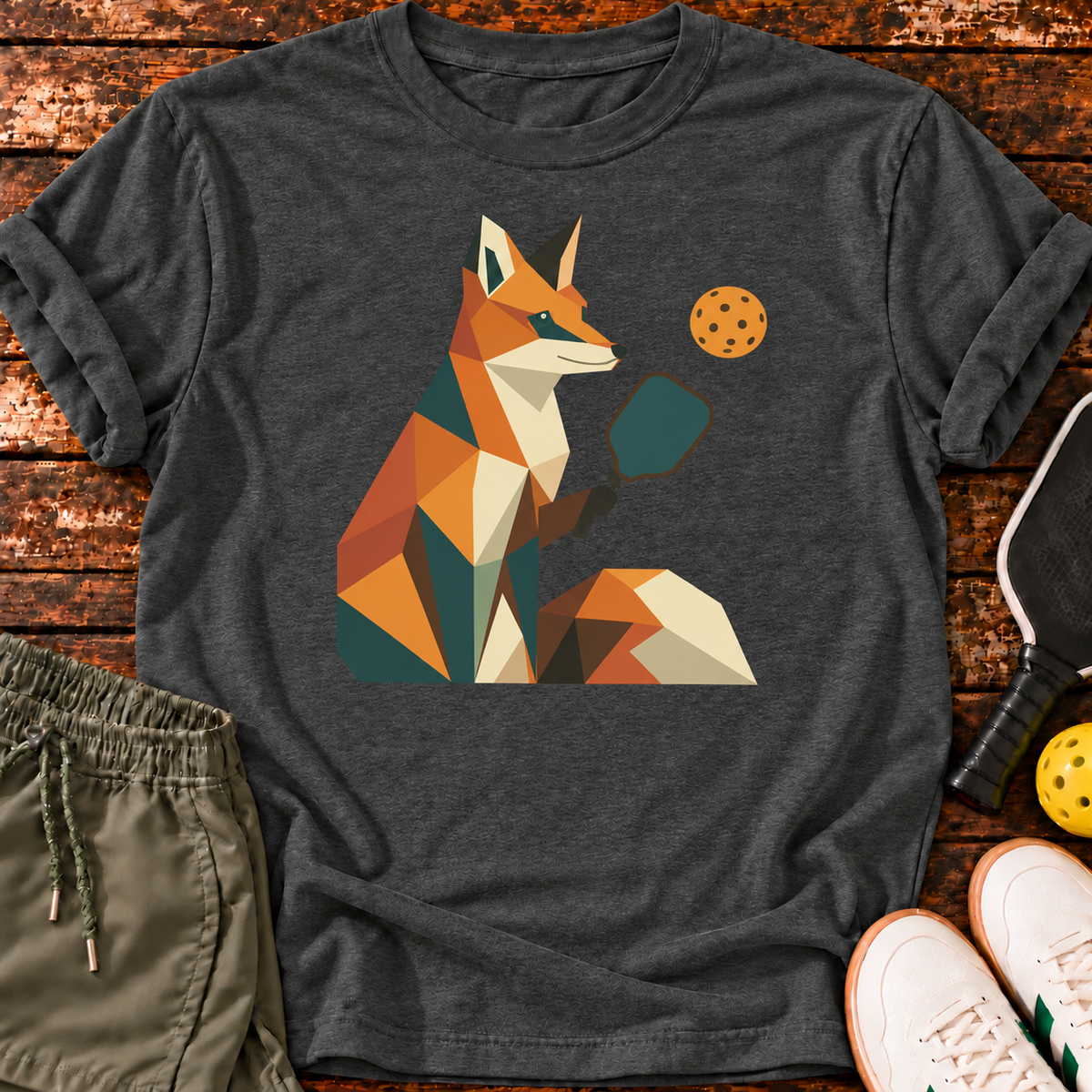 Geometric Fox T-Shirt