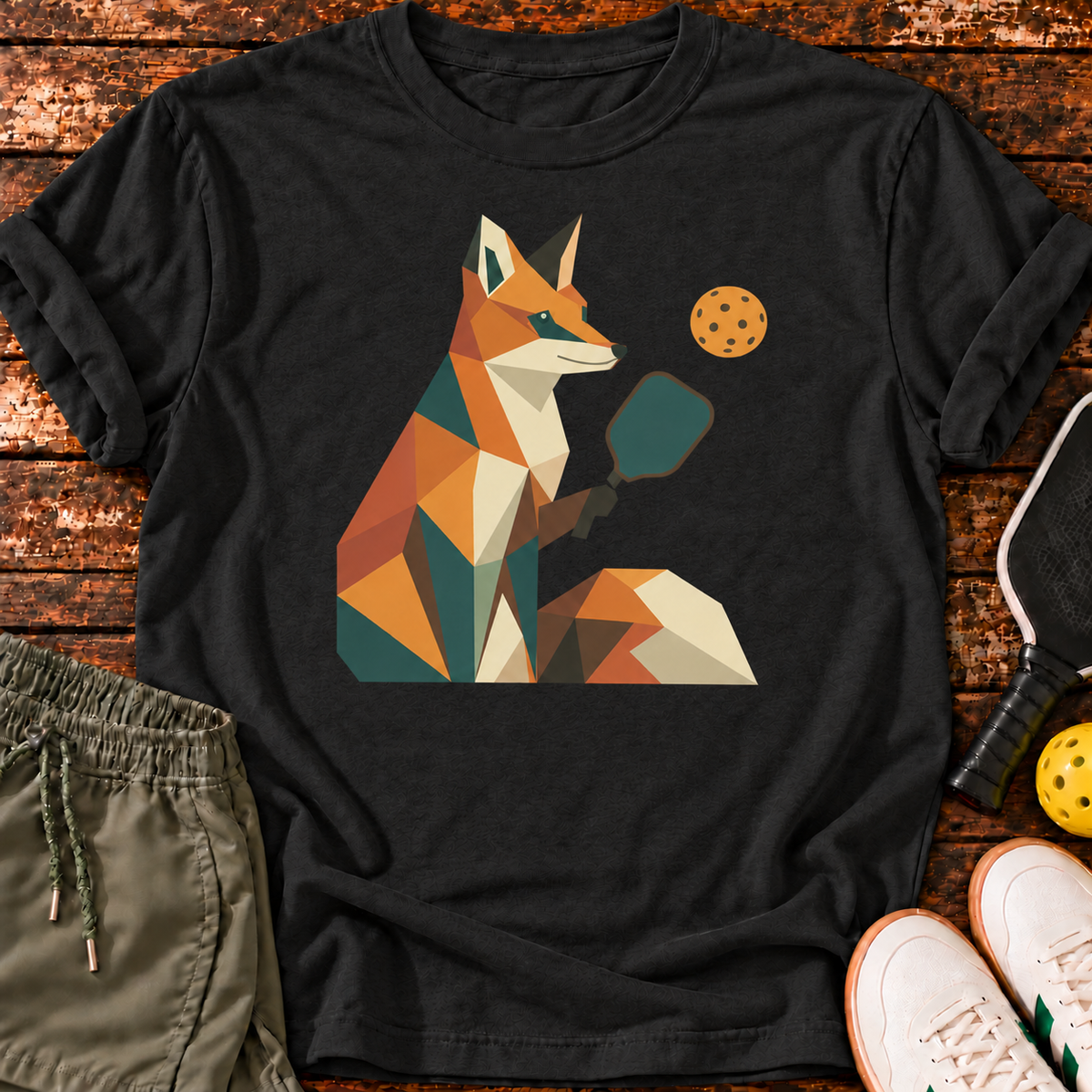 Geometric Fox T-Shirt