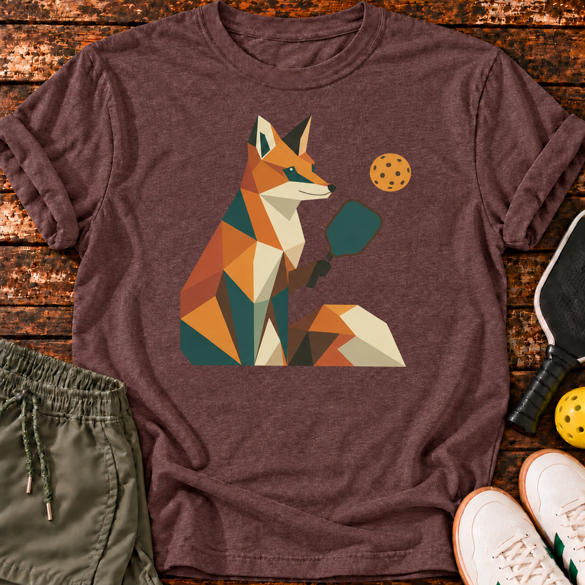 Geometric Fox T-Shirt
