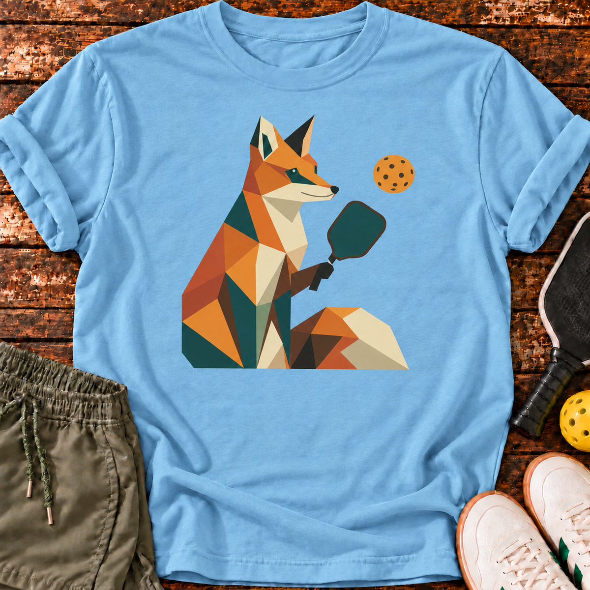 Geometric Fox T-Shirt
