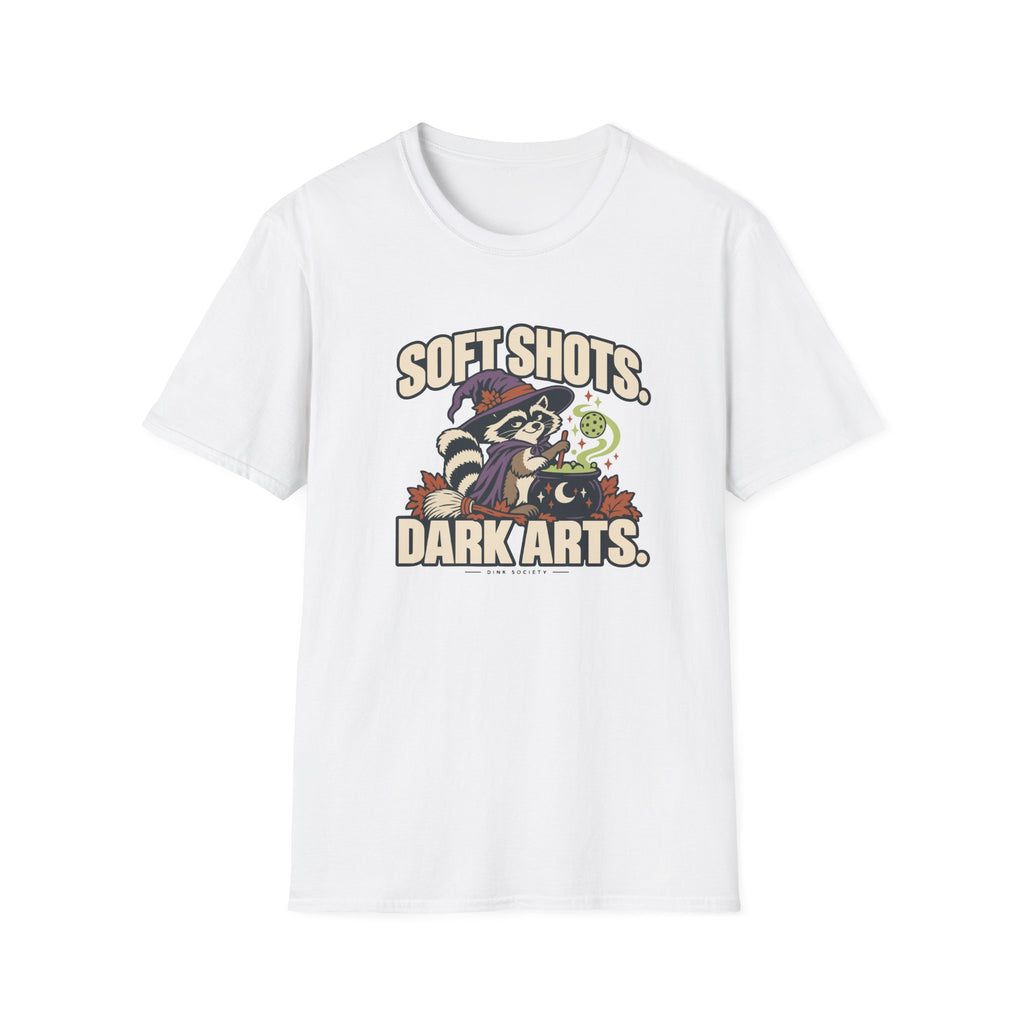 Soft Shots Dark Arts Halloween Pickleball T-Shirt
