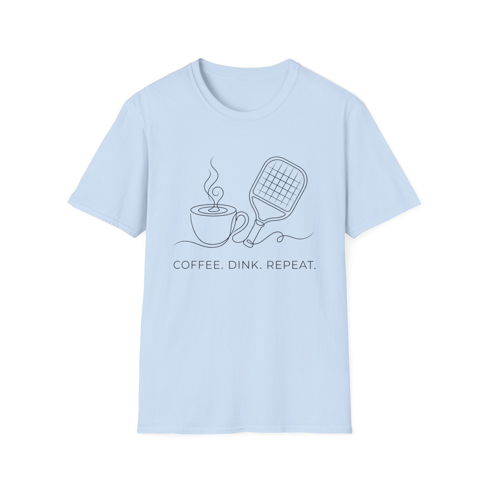 Coffee Dink & Smash - Funny Morning Pickleball Shirt