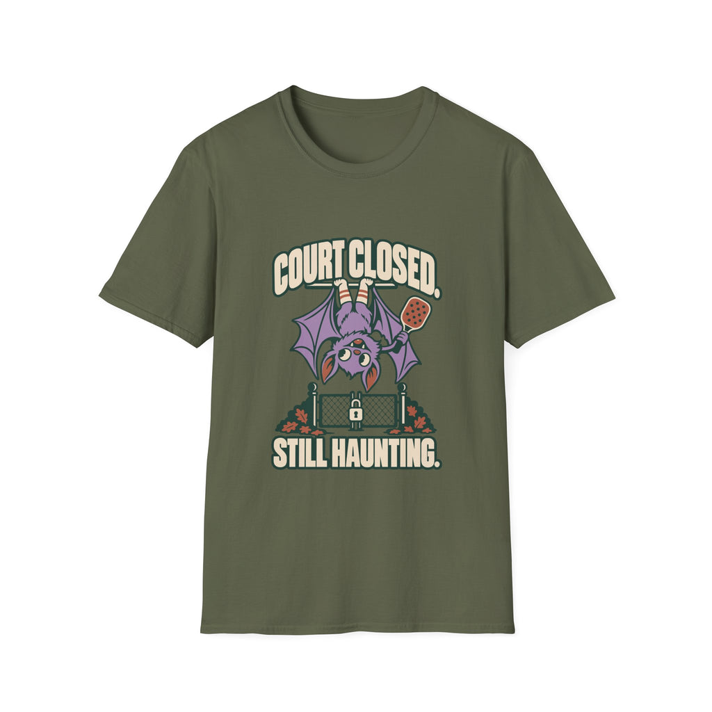 Court Closed Still Haunting Halloween Pickleball T-Shirt