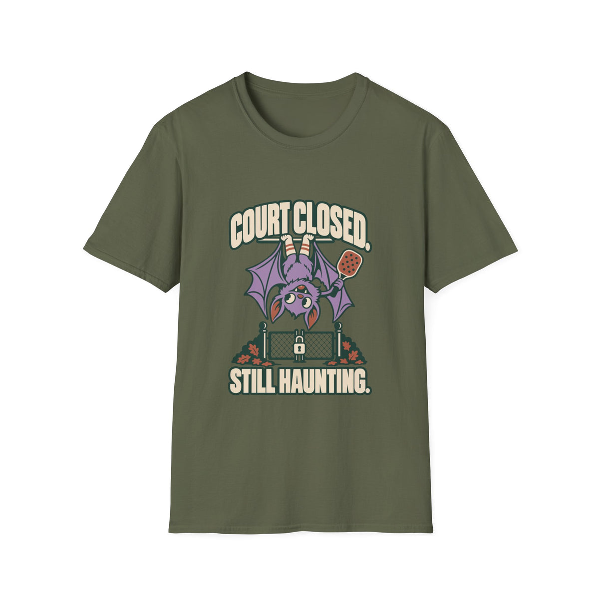 Court Closed Still Haunting Halloween Pickleball T-Shirt