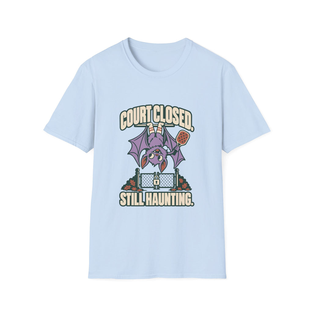 Court Closed Still Haunting Halloween Pickleball T-Shirt
