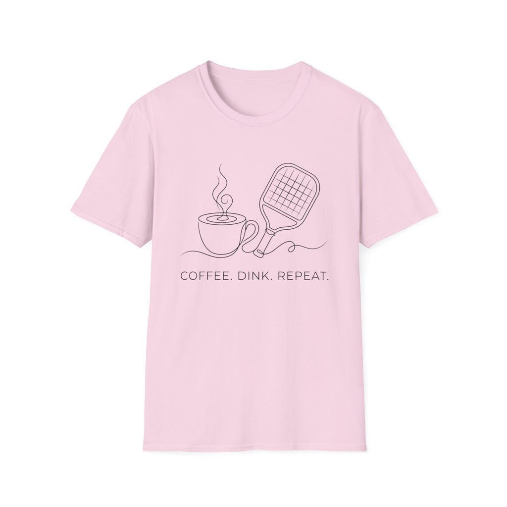 Coffee Dink & Smash - Funny Morning Pickleball Shirt