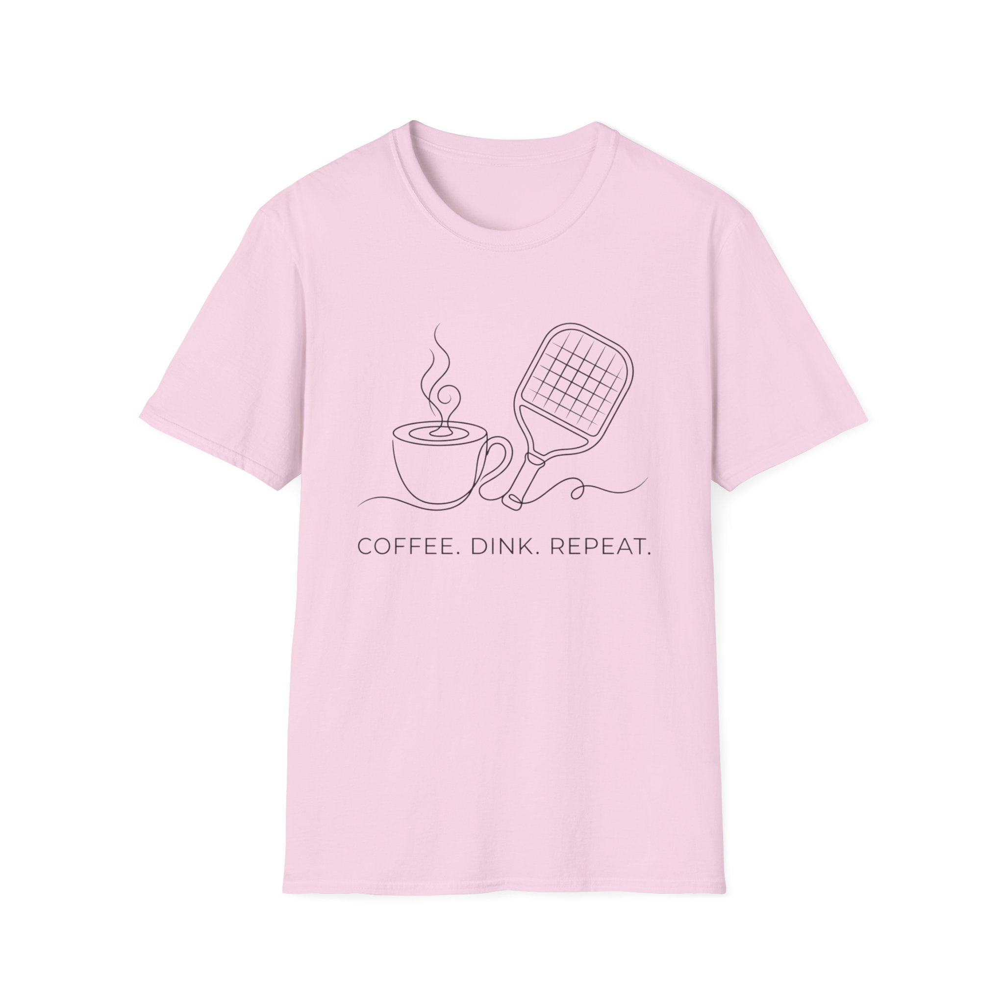 Coffee Dink & Smash - Funny Morning Pickleball Shirt