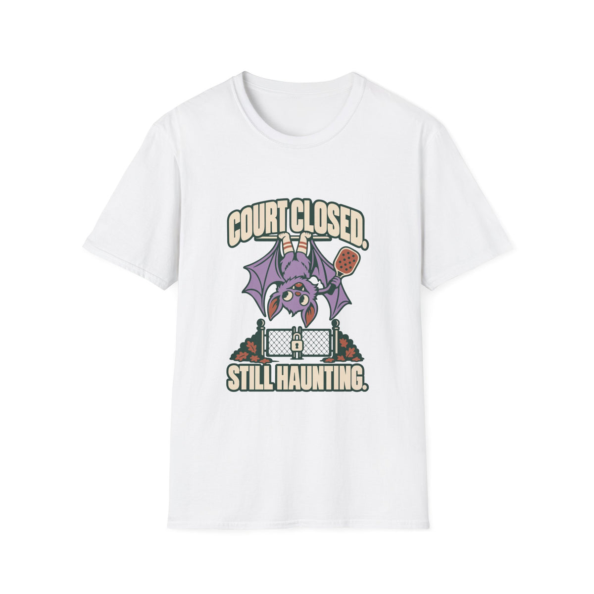 Court Closed Still Haunting Halloween Pickleball T-Shirt