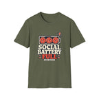 Social Battery Full T-Shirt