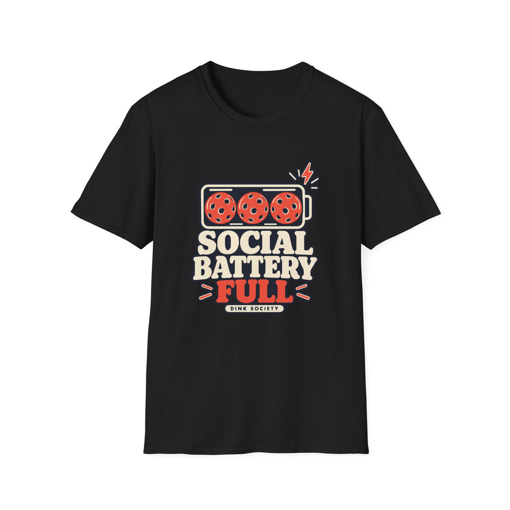 Social Battery Full T-Shirt
