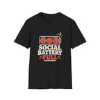 Social Battery Full T-Shirt
