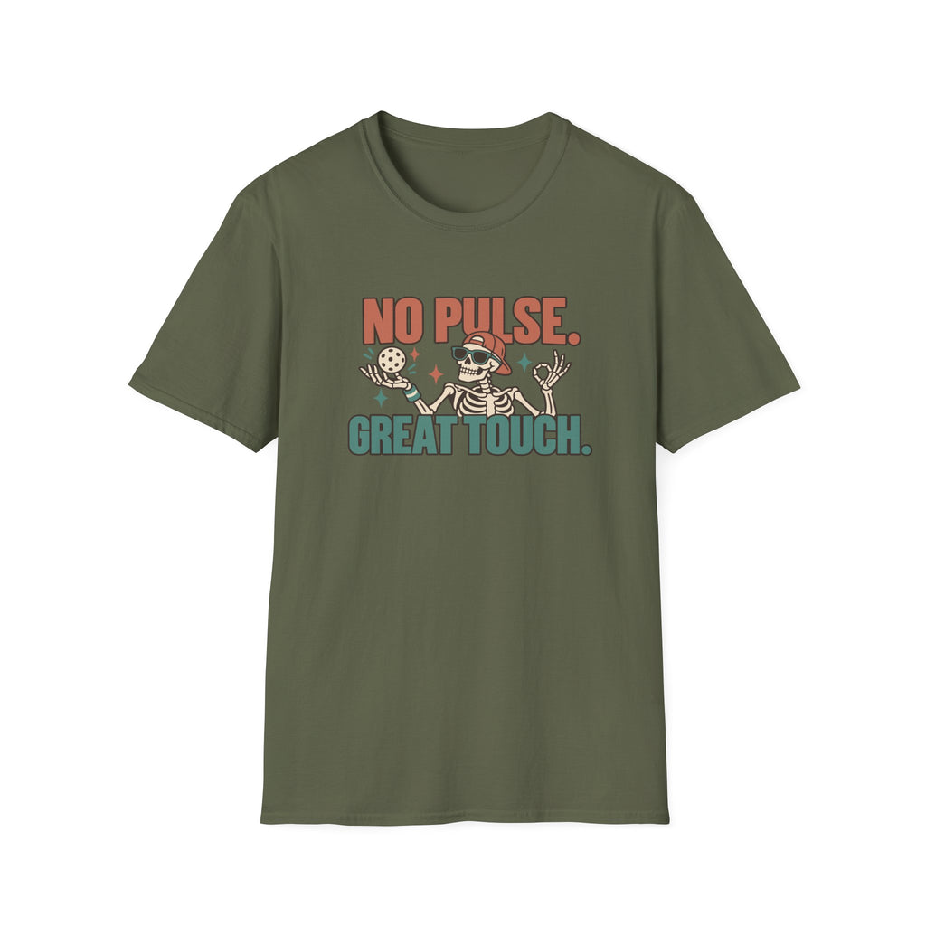 No Pulse Great Touch Halloween Pickleball T-Shirt