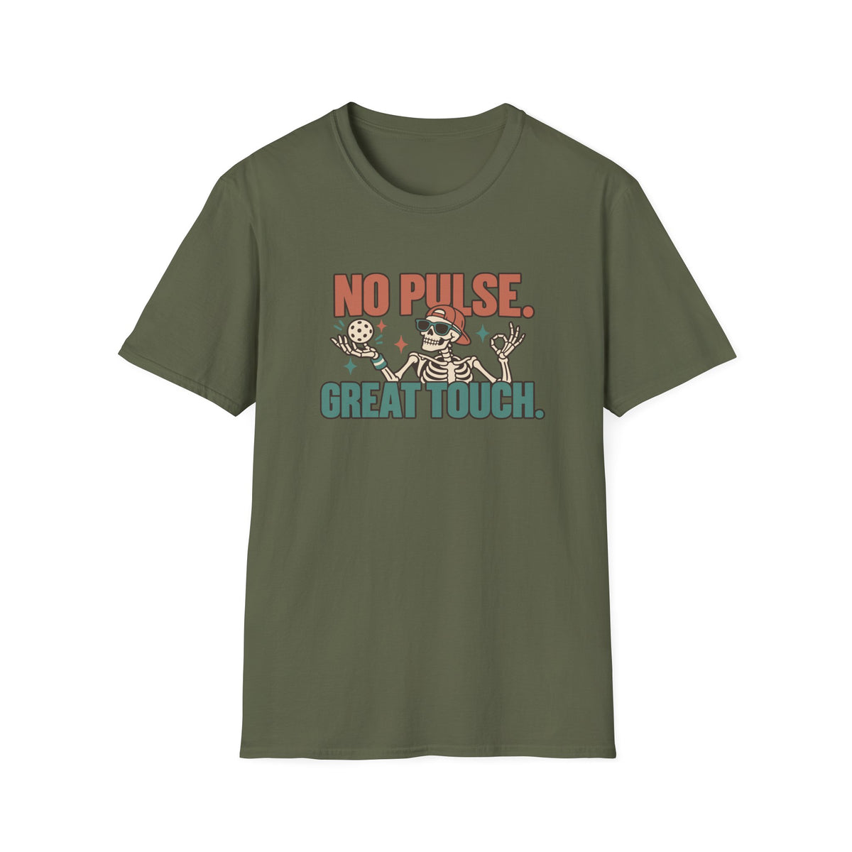 No Pulse Great Touch Halloween Pickleball T-Shirt