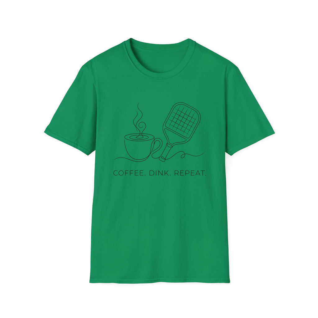 Coffee Dink & Smash - Funny Morning Pickleball Shirt
