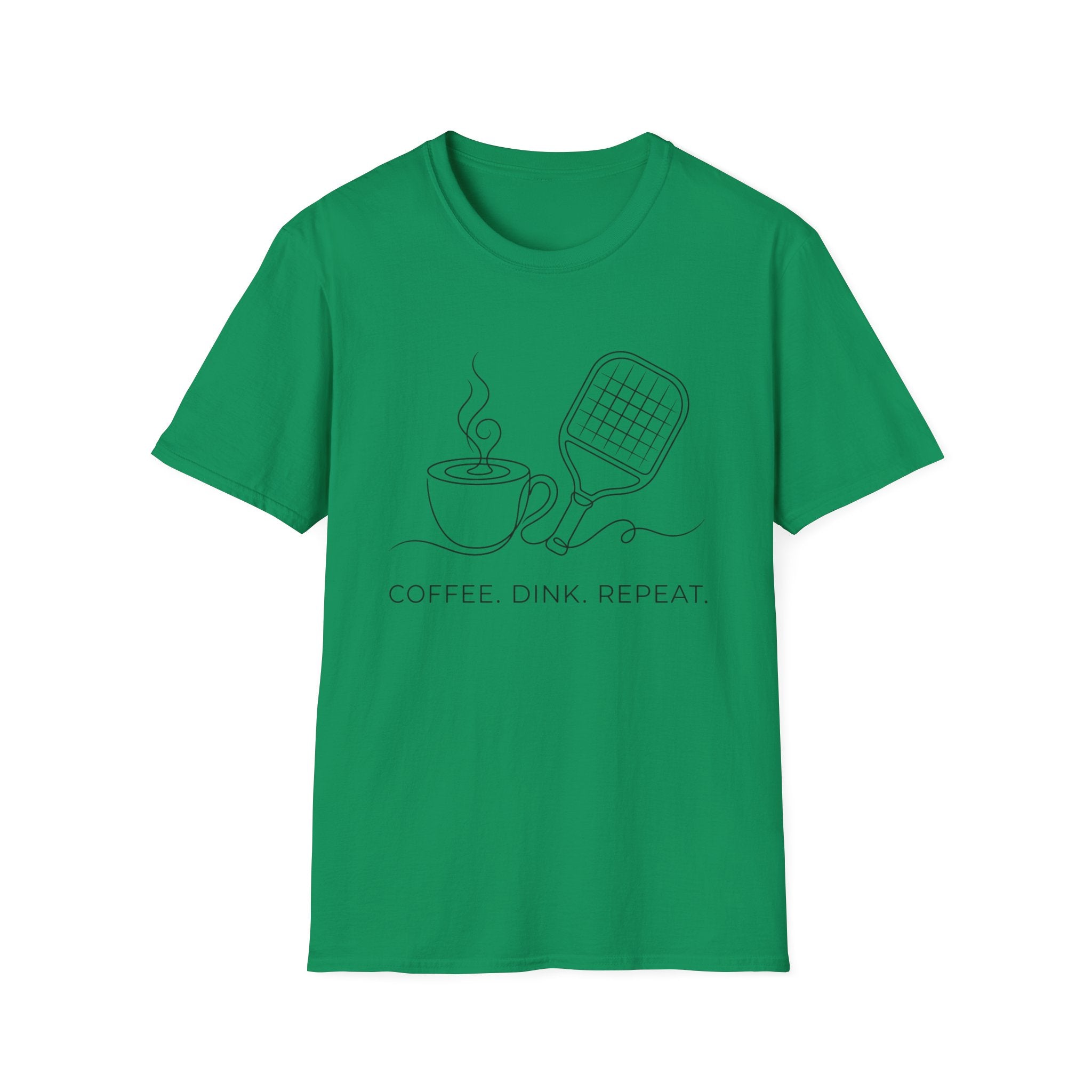 Coffee Dink & Smash - Funny Morning Pickleball Shirt