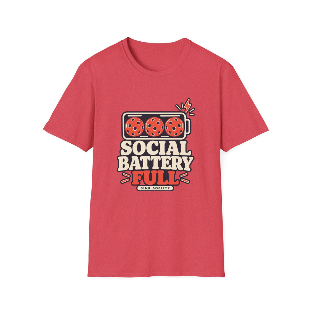Social Battery Full T-Shirt