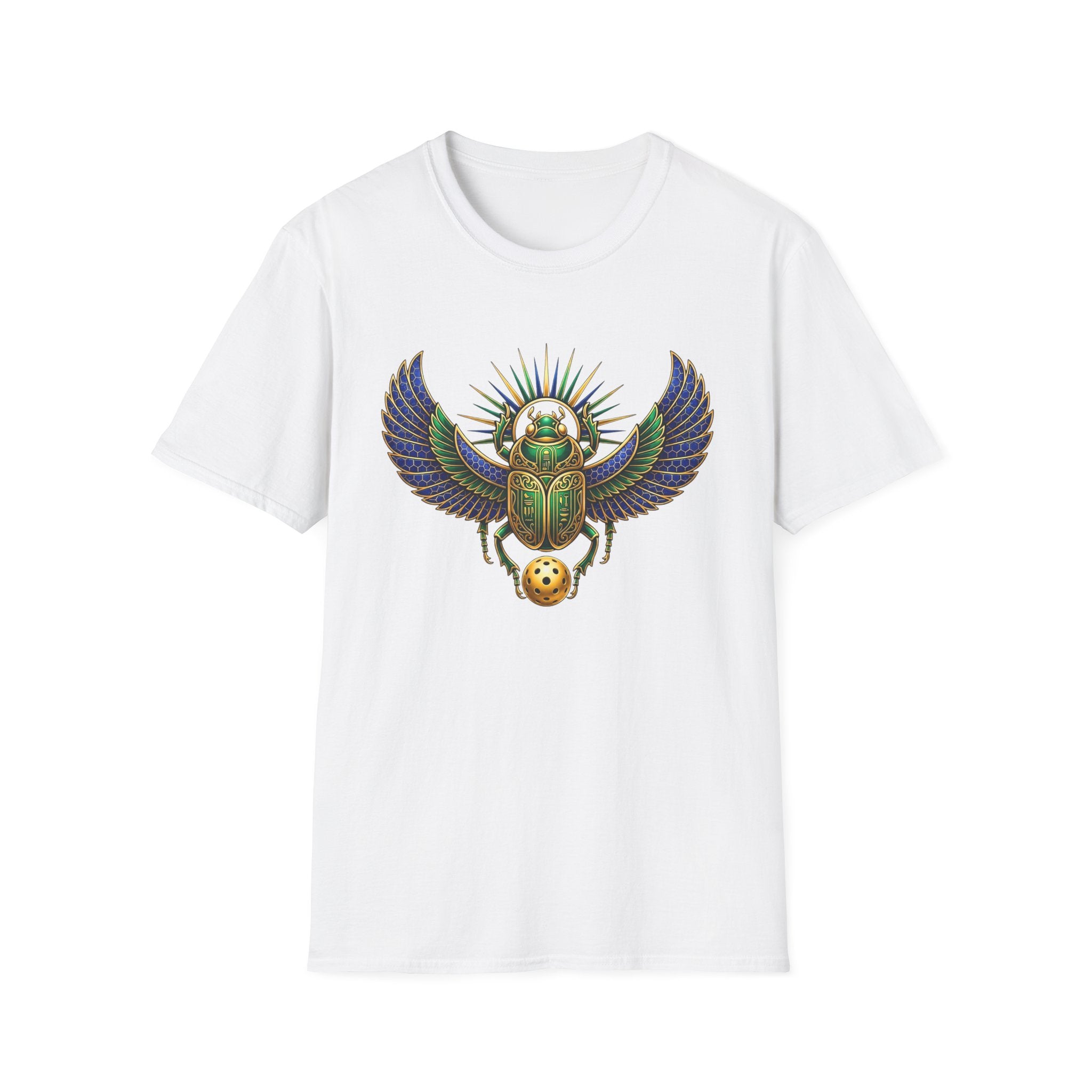 Scarab Smash - Unique Graphic Pickleball Tee Shirt