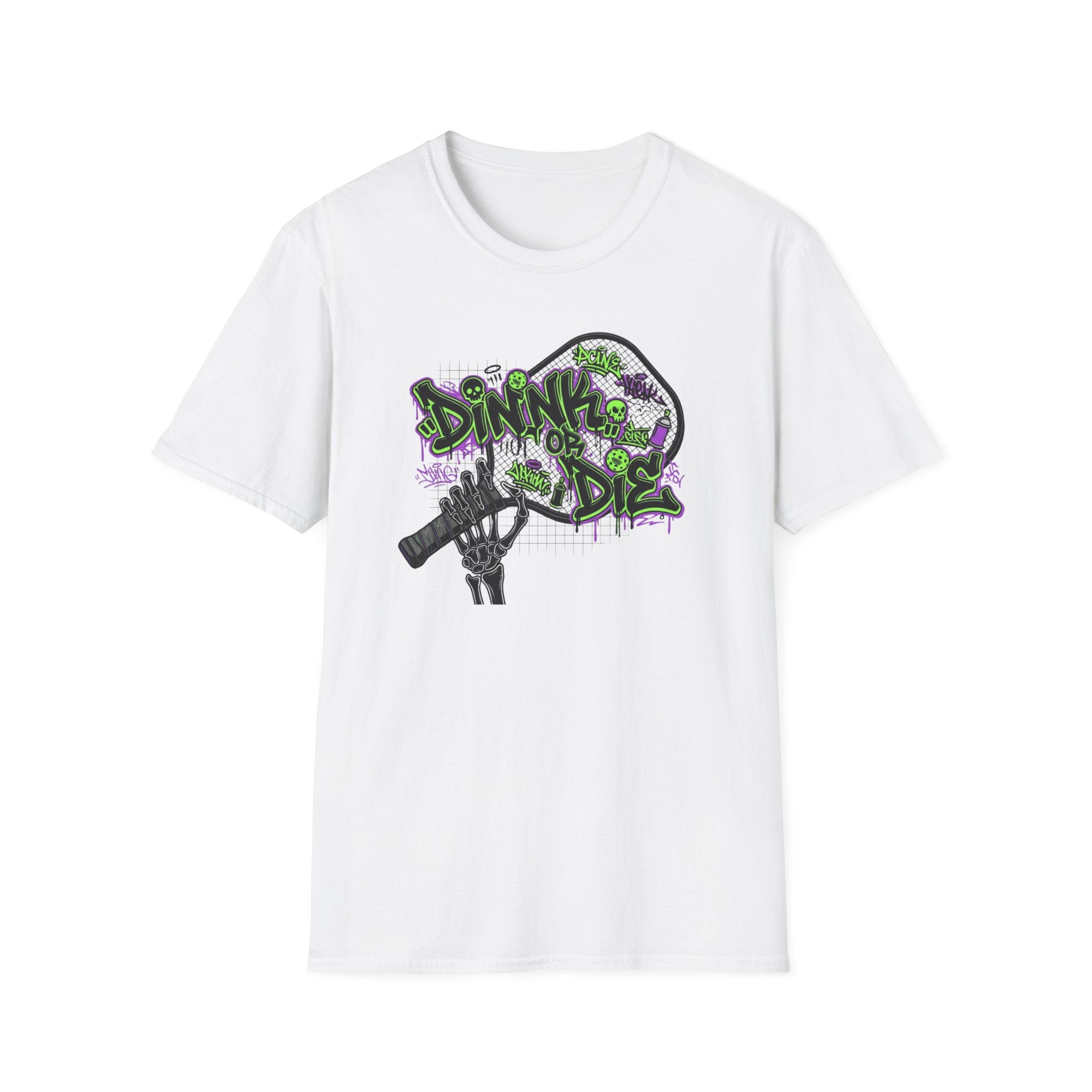 Smash Dink Or Die Pickleball T-Shirt for Men and Women Funny Court Shirt