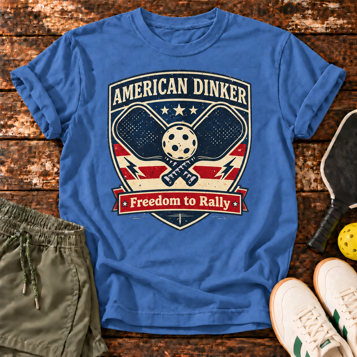 American Dinker T-Shirt — Blue Jeans
