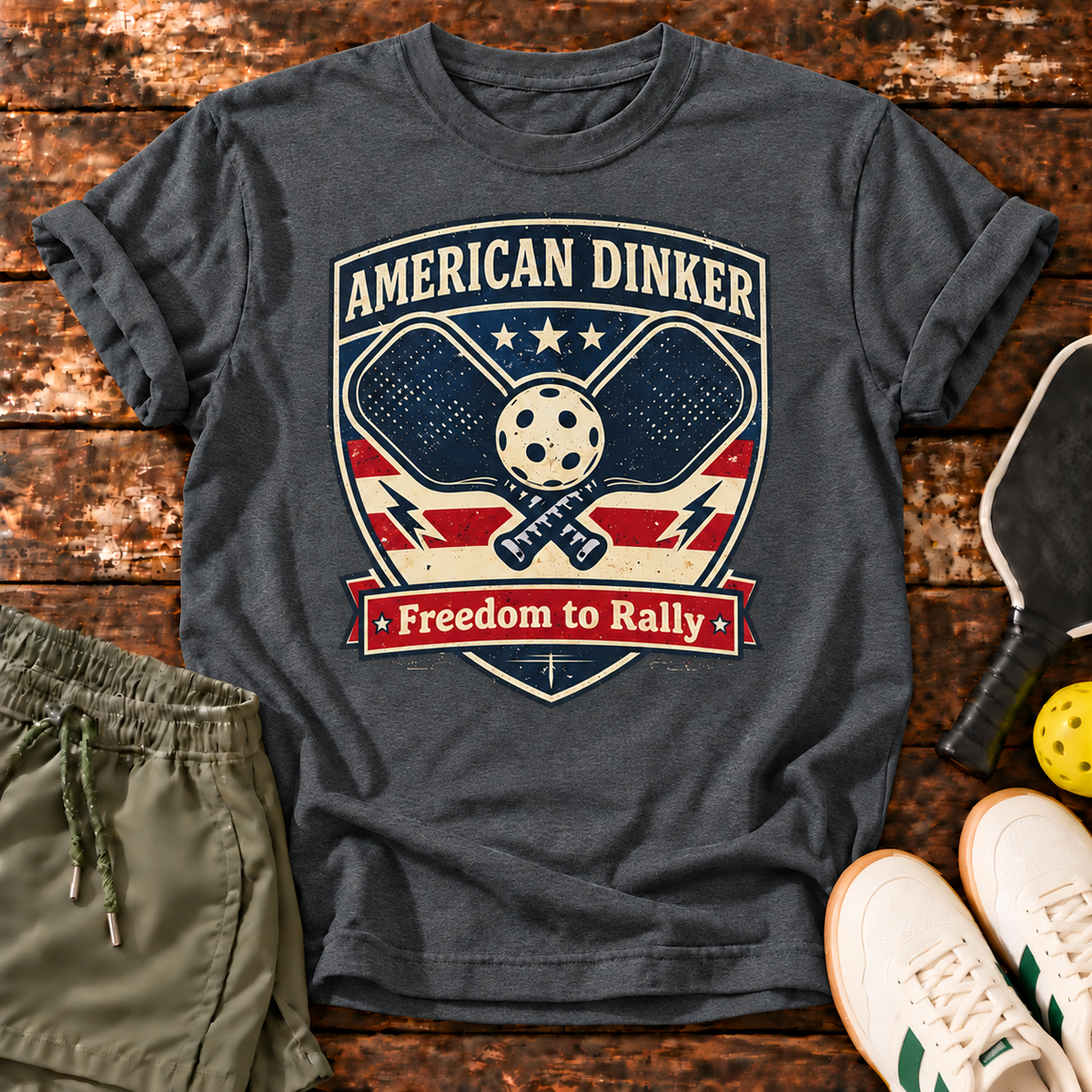 American Dinker T-Shirt — Pepper
