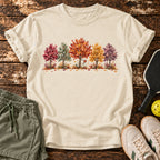 Autumn Court T-Shirt — Natural — approved Dink Society mockup