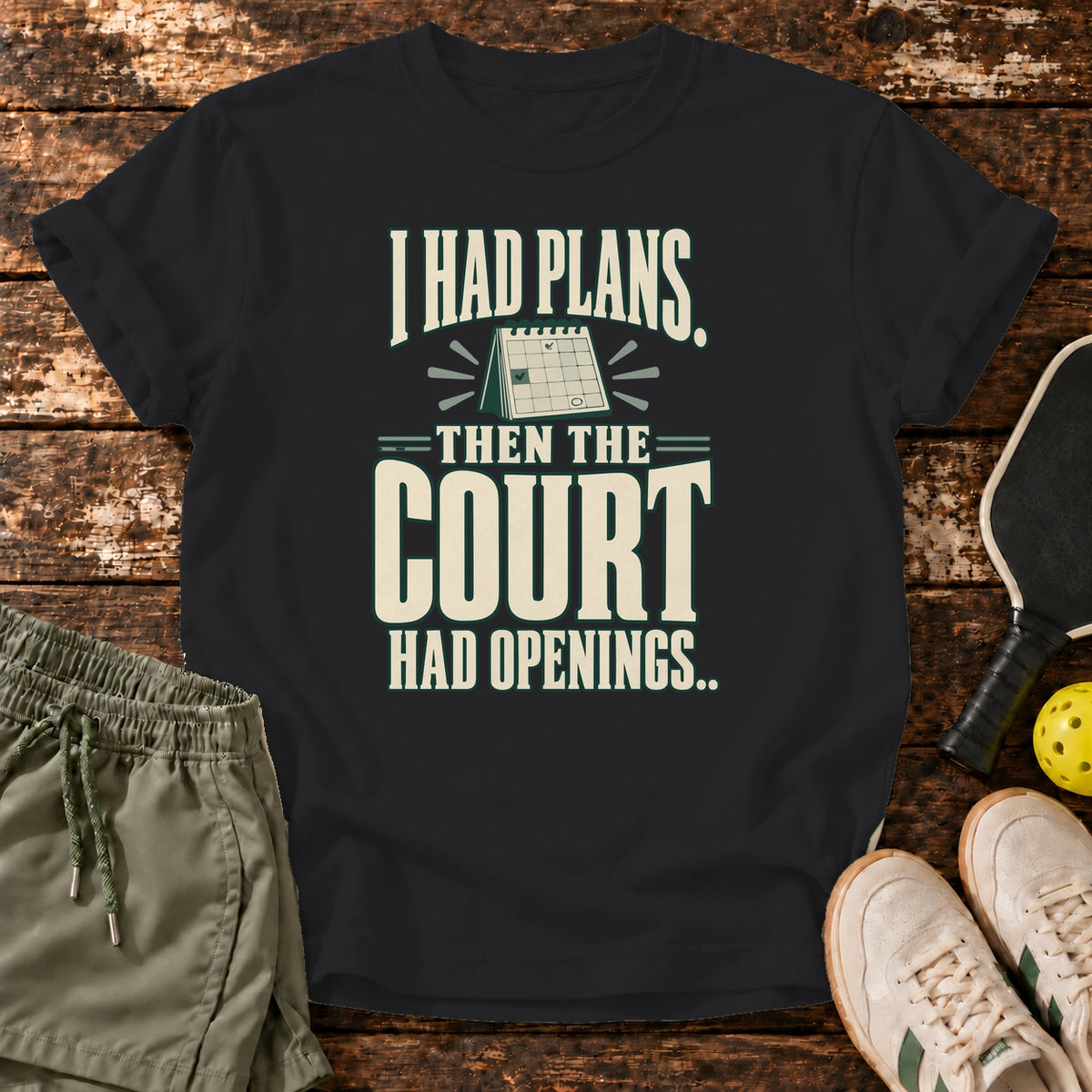 Court Alibi T-Shirt — Black — corrected right master