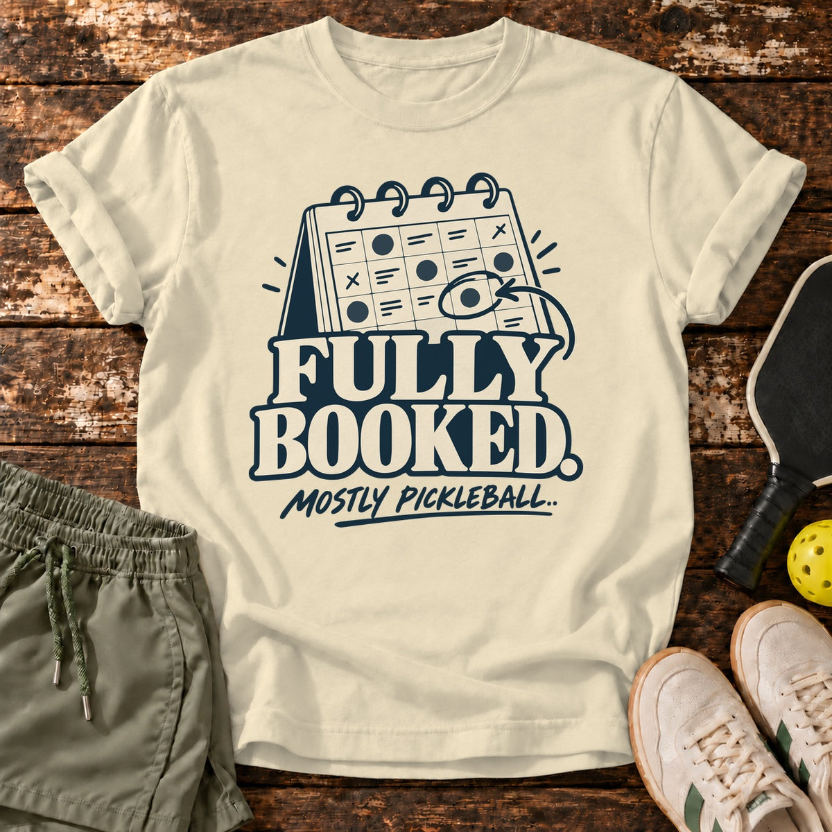 Court Calendar T-Shirt — Natural — corrected right master