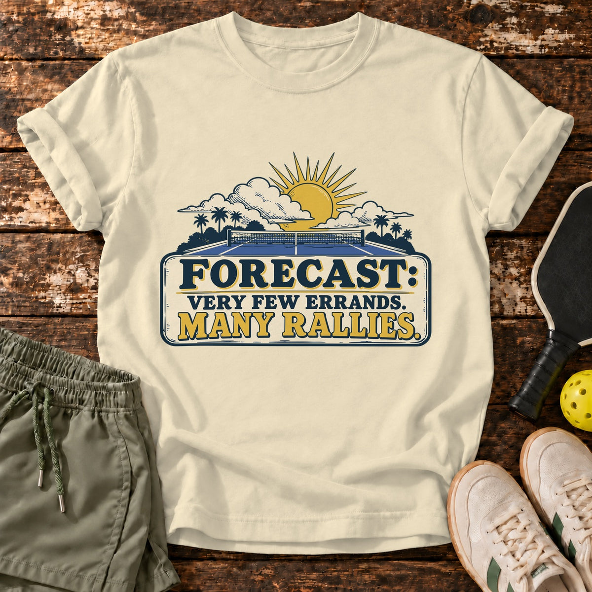 Court Weather T-Shirt — Natural — corrected right master