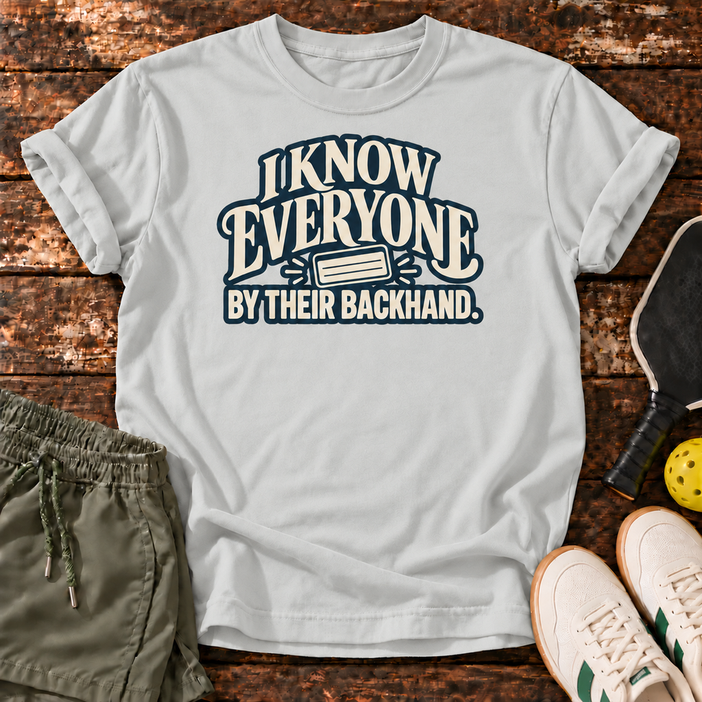 Courtside Census T-Shirt — Ice Grey — approved wood mockup
