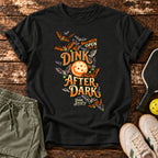 Dink After Dark T-Shirt — Black — approved Dink Society mockup