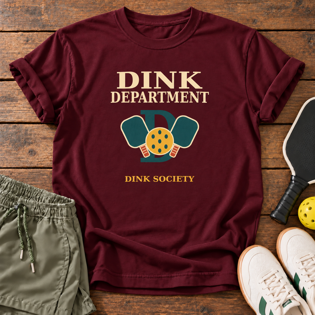 dink-department-maroon signature wood mockup