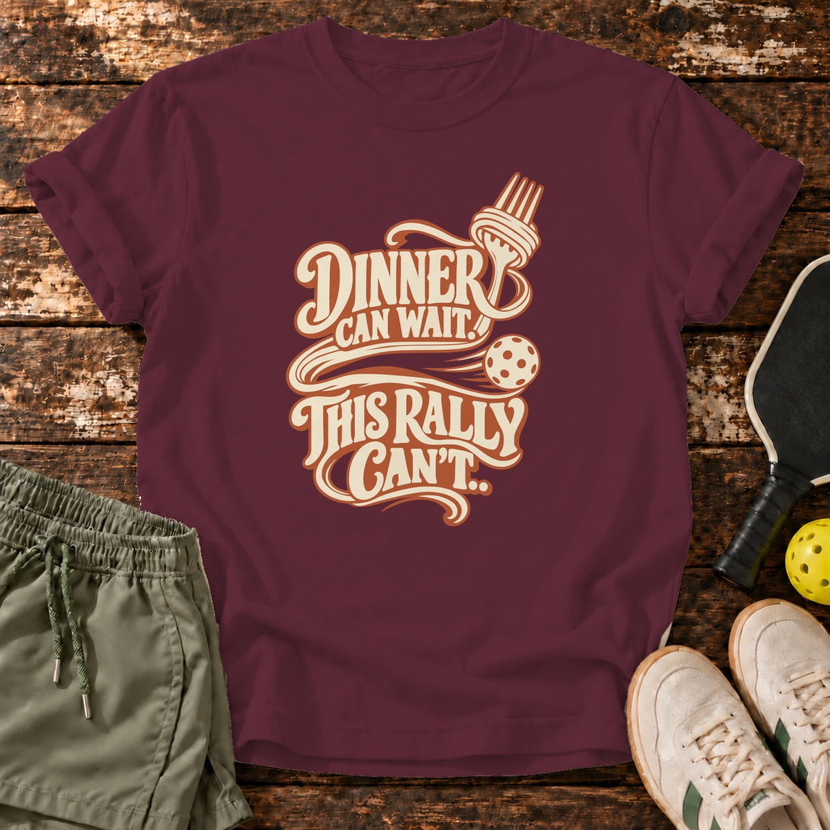 Dinner Delay — Maroon — right master