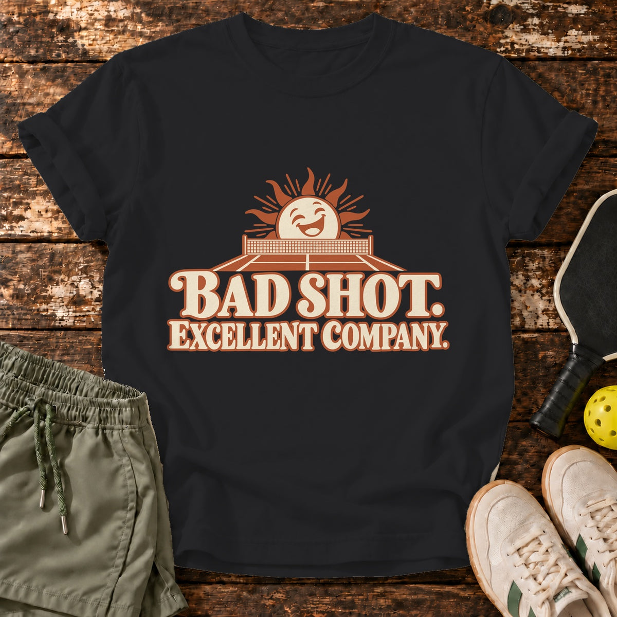 Good Miss T-Shirt — Black — corrected right master