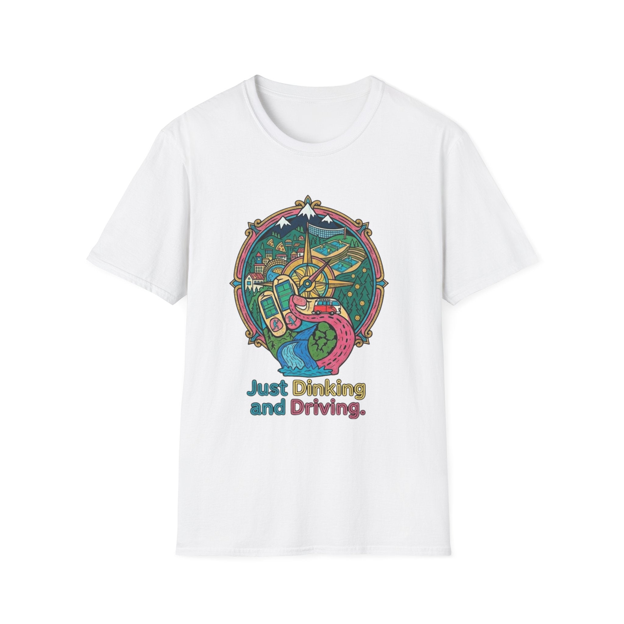 Just Dinking Pickleball T-Shirt for Men and Women Funny Pickleball Gift