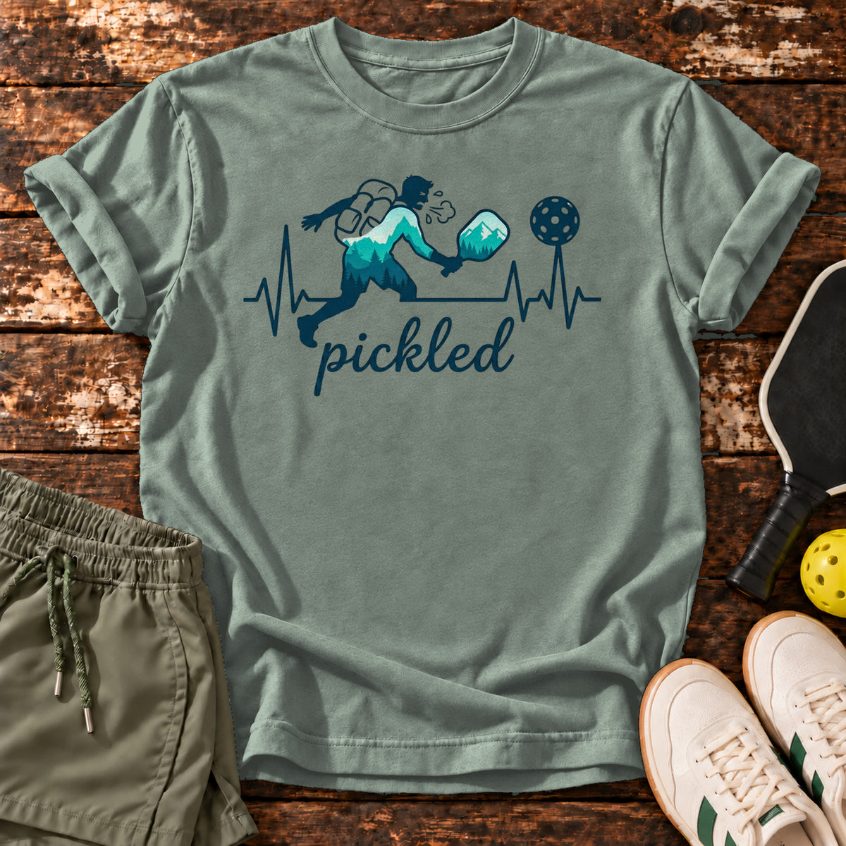pickled T-Shirt – Bay – Dink Society flat lay